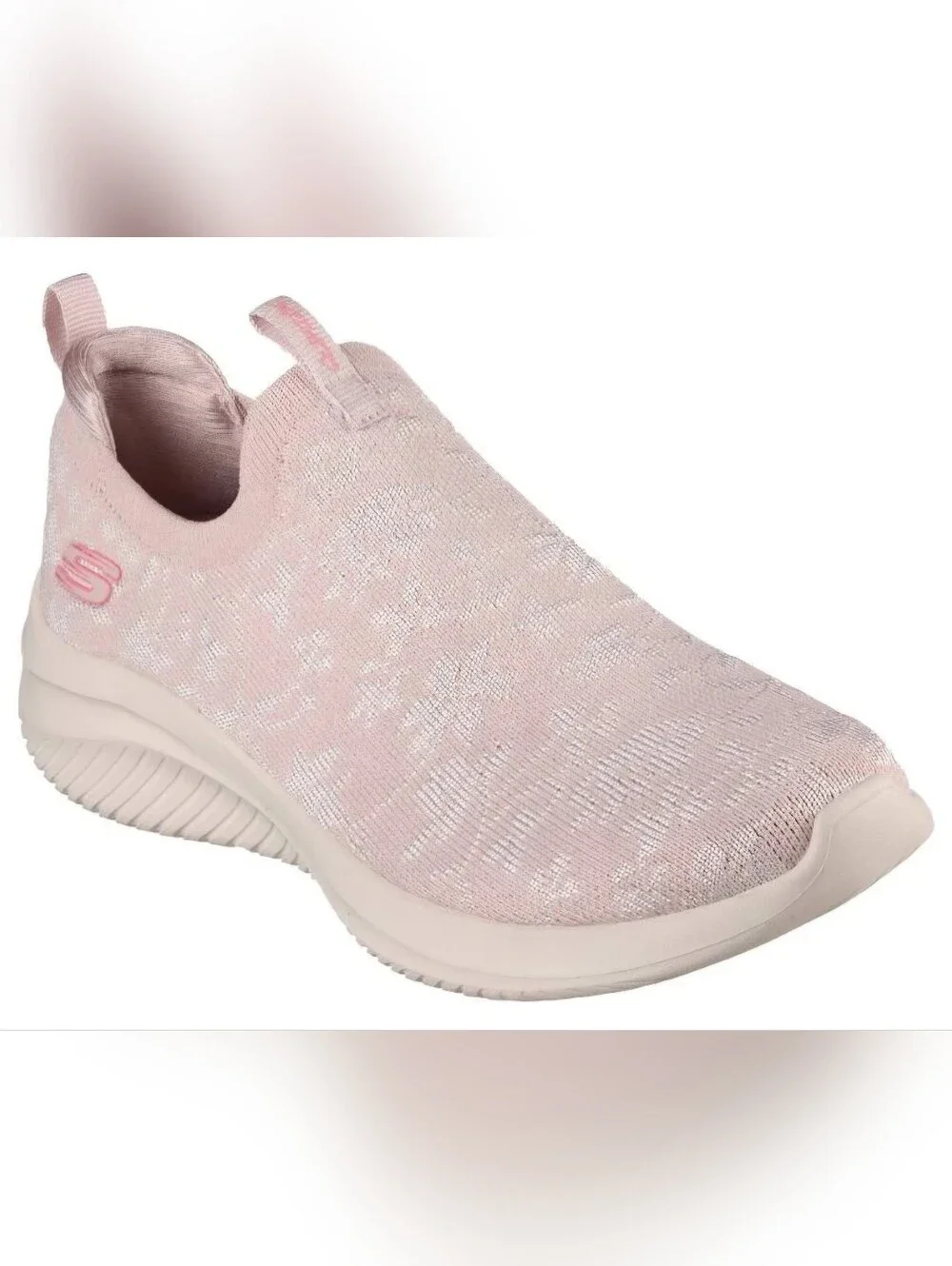 Sketchers Women's Ultra Flex 3.0 - Flourish Me Pink Sneakers. Womens 10